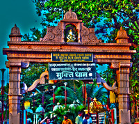 Hindu Temple Entrance