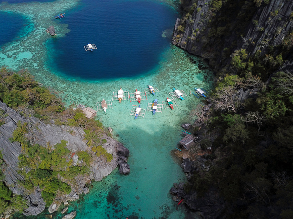 Twin Lagoon Entrance (drone)