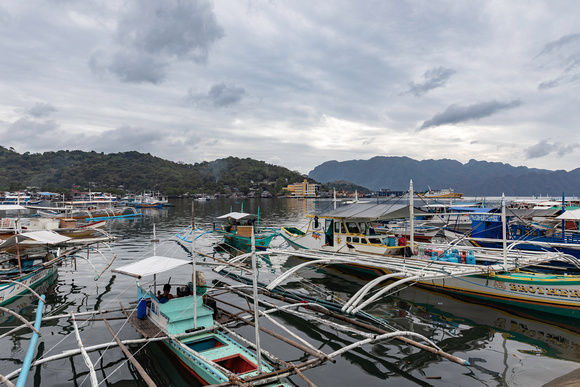 Banca Boats in Coron Port