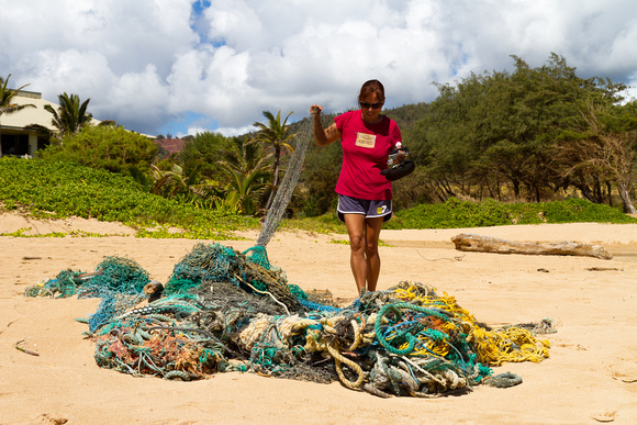 Fishing Nets Washed Ashore 9863